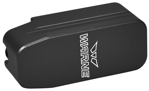 Warne 5001 Magazine Extension  Extension PMAG 556 5rd Compatible w/ PMAG 30 Round Magazines Black Hardcoat Anodized Aluminum