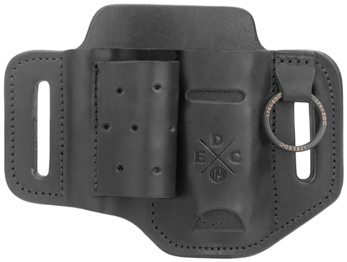 1791 Gunleather HDESSFBLKA EDC Heavy Duty Easy Slide OWB Black Leather Belt Slide Ambidextrous