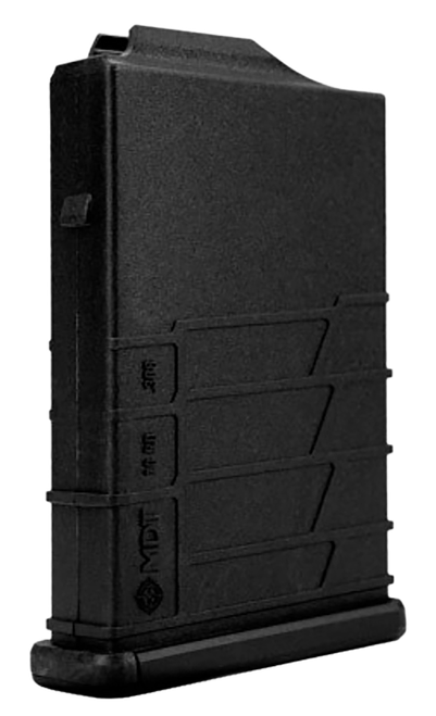 Mdt Sporting Goods Inc 104447BLK AICS Magazine  10rd Extended 308/6.5 Creedmoor Short Action, Black Polymer Fits Some Chassis/Bottom Metal (MDT/XLR/KRG/GRS/CDI/Pacific Tool & Gauge)