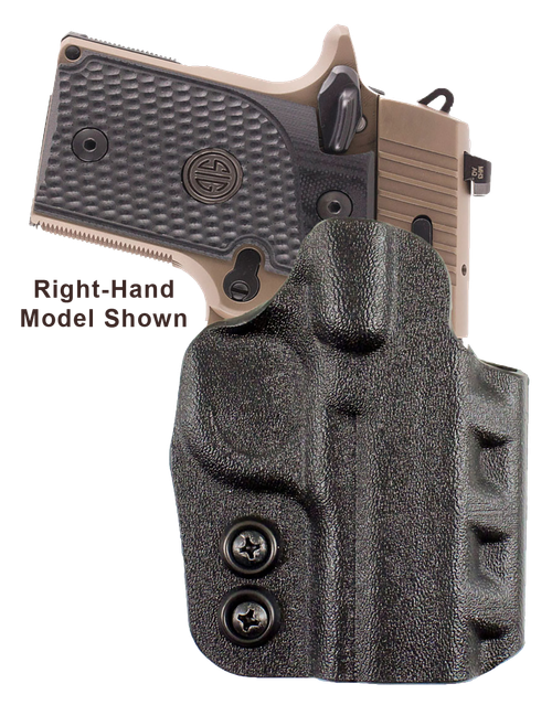DeSantis Gunhide D94KB8WZ0 Cazzuto  OWB Black Kydex Paddle Fits Springfield Prodigy w/wo Red Dot Fits 4.25-5" Barrel Left Hand