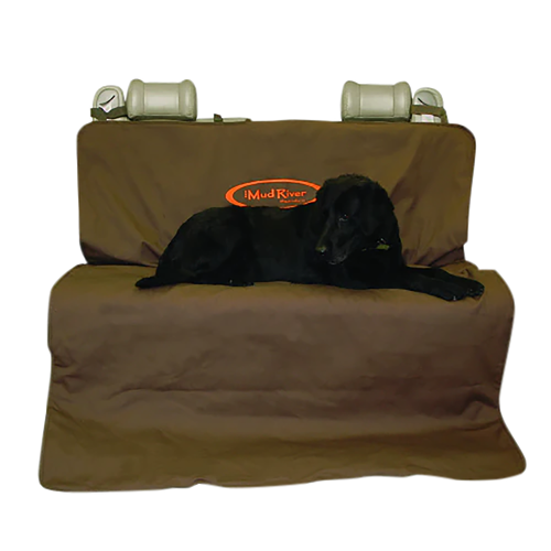 Mud River MR7771 Two Barrel Seat Cover Brown Nylon/Canvas