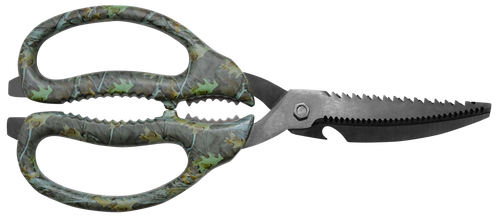 Camillus 19403 Multi-Function Game Shears Camo Shears 4" Serrated Titanium Bonded Blade, 9" Long