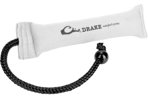 Drake Waterfowl GD2000WHT Firehose Bumper  White Polyester 12" Medium