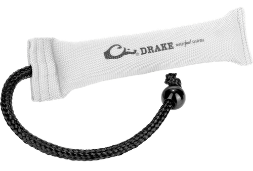 Drake Waterfowl GD2000WHT Firehose Bumper  White Polyester 12" Medium