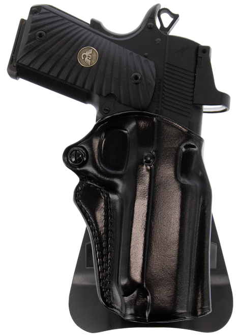 Galco SM2-266RB Speed Master 2.0 OWB Black Leather Paddle Fits Kimber/Springfield 1911 4", Colt/SW1911SC/Para USA 4 1/4" Right Hand