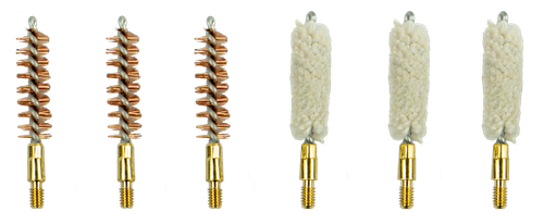 KleenBore 9-SET Handgun Brush & Mop Set .38/ .357/ 9mm #8-32 Thread