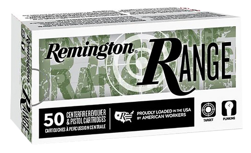 Remington Ammunition R27781 Range  40S&W 180gr Full Metal Jacket 50 Per Box/20 Case