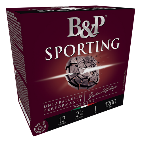 B&P 12B1SCL7 Sporting Clay  12Gauge 2.75" 1oz 7.5Shot 25 Per Box/10 Case