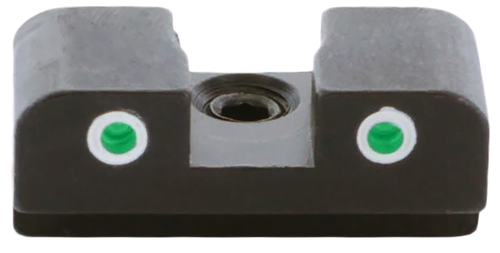 AmeriGlo XD191R Tritium Rear Sight for Springfield XD/Hellcat  Green Tritium White Outline Rear