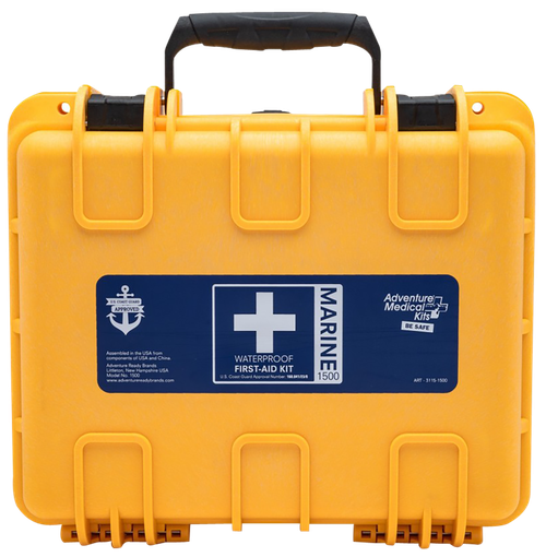 Adventure Medical Kits 01150601 Marine 600 Treats Injuries/Illnesses Waterproof Yellow