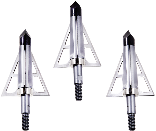 Allen 14694 CX Terminus Broadhead Stainless Steel Blades Silver 3 Pack