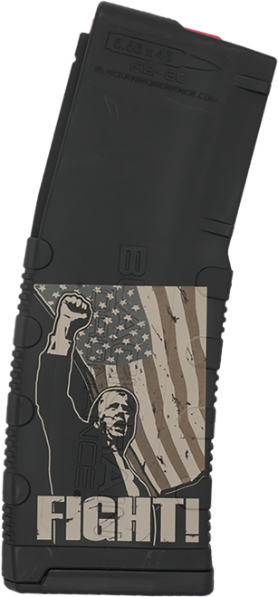 Black Rain Ordnance MAG30TRUMPFIGHT Magazine  30rd 223Rem/5.56NATO Fits Magazine Black Polymer