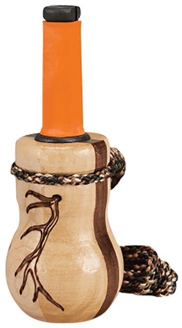 Wayne Carlton's Calls HSWCC70167 Lil' Heifer Cow Call Calf/Cow Sounds Walnut/Maple Wood Barrel