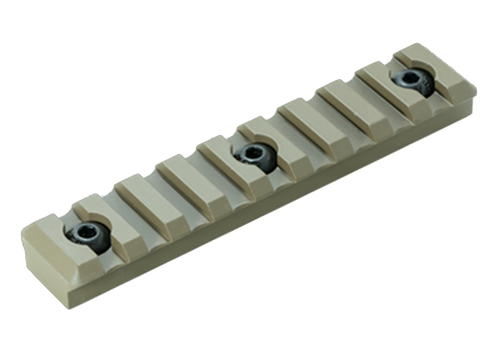 Timber Creek Outdoors M9SPRFDE M-LOK 9 Slot Picatinny Rail  FDE Aluminum Fits AR-Platform
