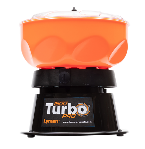 Lyman 7631650 1500 Pro Turbo Tumbler Black/Orange