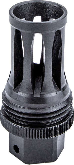 Kgm Suppressors A-QD-FH-S-3M Quick Detach Flash Hider Black Nitride Steel 3/4"x24 Threads