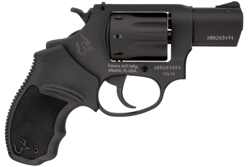 Taurus 2942M021UL 942 Ultra-Lite 22 WMR 8rd 2" Matte Black Finish Barrel, Matte Black Finish Cylinder, Black Anodized Finish Aluminum Frame & Finger Grooved Black Polymer Grip