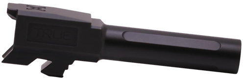 True Precision Inc TPG43BXBL Glock  9mm Luger 3.40" Fluted Black Nitride Stainless Steel, Fits Glock 43/43X