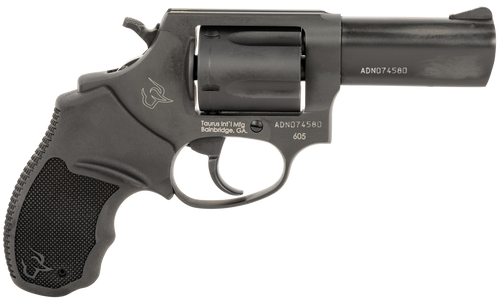 Taurus 2605P31 605 T.O.R.O. Small Frame 357 Mag/38 Special +P 5rd 3" Matte Black Stainless Steel Barrel, Cylinder & Frame, Extended Ejector Rod, Black Rubber Grip, Transfer Bar Safety, Optics Ready