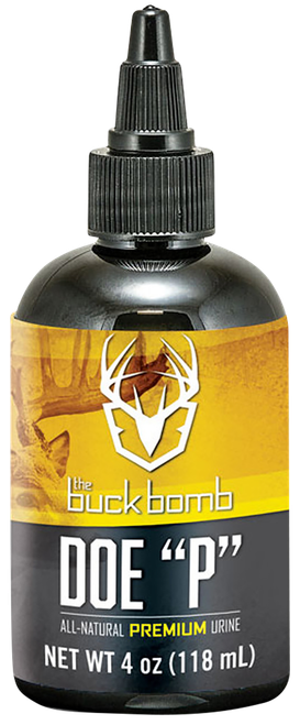 The Buck Bomb BB-200009 Buck Bomb Doe P Doe/Fawn Attractant 4 oz Dropper Bottle