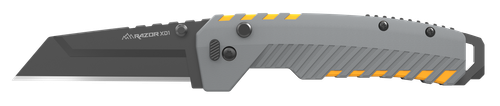 Outdoor Edge XDS230AC Razor XD2  3" Folding Plain 420J2 SS Blade Gray/Yellow