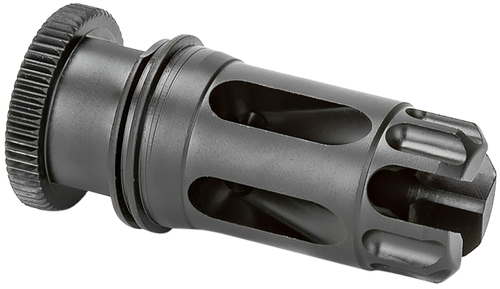 Griffin Armament DLFC22C1228 Dual-Lok Flash Comp 22/5.56 Black QPQ Nitride 17-4 PH Stainless Steel 1/2"x28 Threads