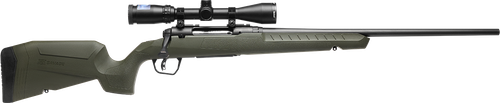 Savage Arms 32152 Axis 2 XP Combo Full Size 6.5 Creedmoor 4+1 22" Black Sporter Barrel, Black Carbon Steel Receiver Drilled & Tapped, OD Green Fixed Synthetic Stock, Weaver 3-9x40mm Scope, Right Hand