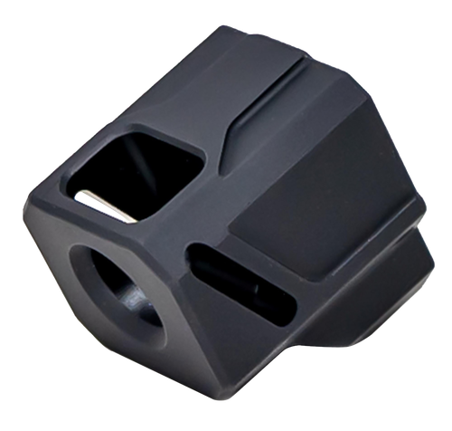 Faxon Firearms FFPACOMPDSG02 EXOS-543 Compensator for Gen 4 Black Anodized Aluminum 1/2"x28 Threads 1.10" OAL 9mm