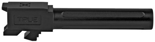 True Precision Inc TPG19BXBL Glock  9mm Luger 4" Fluted Black Nitride Stainless Steel, Fits Glock 45/19X/19 Gen1-5