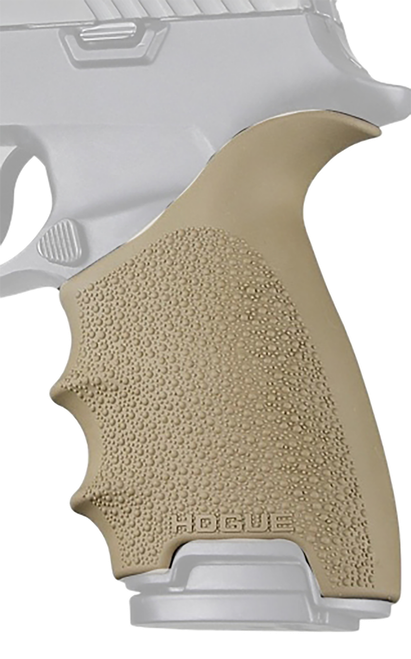 Hogue 17603 Grip Sleeve Handall Beavertail Flat Dark Earth Rubber Fits Sig Sauer P320 Full Size