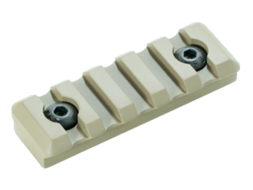 Timber Creek Outdoors M5SPRFDE M-LOK 5 Slot Picatinny Rail  FDE Aluminum Fits AR-Platform