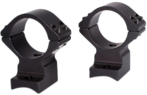 Talley 94X719 Scope Mount/Ring Combo  Black Anodized Aluminum 1" Tube, Savage (8-40) Round Receiver w/Accutrigger, Medium Rings