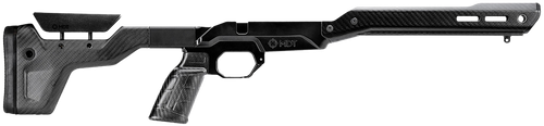Mdt Sporting Goods Inc 107837BCF HNT26 Chassis System Black Carbon Fiber Fits Howa 1500 SA/ Weatherby Vanguard Compatible w/ AICS Mags Short Action Standard