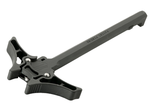 Timber Creek Outdoors AR10AMBICHBL Enforcer Charging Handle AR-10 Black Billet Aluminum Ambidextrous Hand