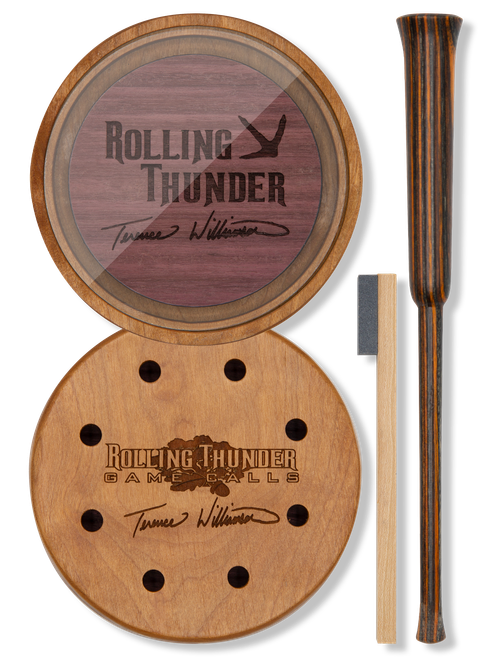 Rolling Thunder Game Call TCP-TW1 Terence Williamson Pot Calls & Strikers Attracts Turkey Species