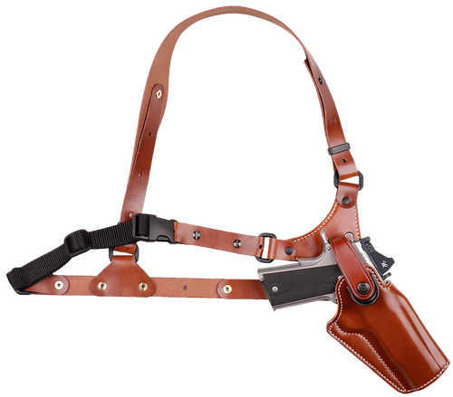 Galco GA228R Great Alaskan Chest Holster Fits Chest Up To 54" Tan/ Fits Glock 20/21