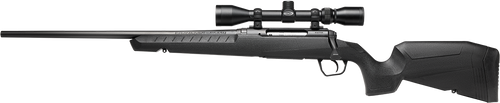 Savage Arms 32021 Axis XP Combo 270 Win 4+1 22" Matte Black Button Rifled Barrel, Matte Black Drilled & Tapped Carbon Steel Receiver, Fixed Sporter Black Synthetic Stock, Weaver 3-9x40mm, Left Hand