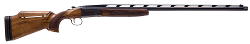 CZ-USA 06502 All American Trap 12 Gauge 2.75" 1rd 34" Ported Barrel, Gloss Blued Metal Finish, Turkish Walnut Stock with Adjustable Comb