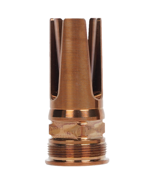 Q LLC ACCFH5/8248.6 Flash Hider  8.6 Blackout Steel 5/8"x24 Threads 2.13" OAL