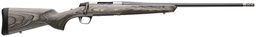 Browning 036092226 X-Bolt 2 Hunter Full Size 30-06 Springfield 4+1 22" Matte Blued Threaded Sporter Barrel, Drilled & Tapped Stainless Steel Receiver, Fixed Gray Laminate Stock, Radial Muzzle Brake