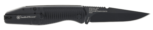 Smith & Wesson Knives 1215357 Special Ops  Full Size 3.40" Folding Drop Point Plain AUS-8A SS Blade Aluminum Handle