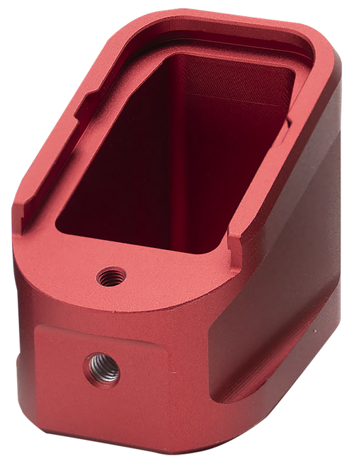 Strike Industries EMPALG17RED Extended Mag Plate  Fits Glock G17 Fits Glock G22 Red 6061 T-6 Aluminum
