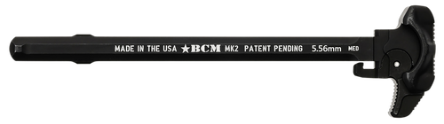 BCM GFHMK2MED Asymmetric MK2 Charging Handle Compatible w/ Mil-Spec AR-15 Black 7075 T-6 Aluminum