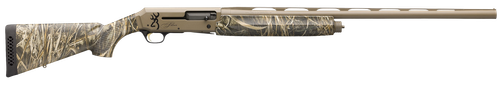 Browning 011434204 Silver Field 12 Gauge 3.5" 4+1 (2.75") 28", FDE Barrel/Rec, Realtree Max-7 Camo Synthetic Stock With Textured Gripping Surface