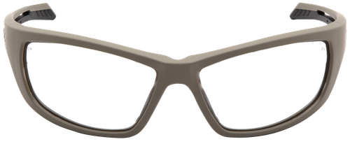 Pyramex VGST1310T Howitzer Glasses Clear Lens Anti-Fog Tan Frame