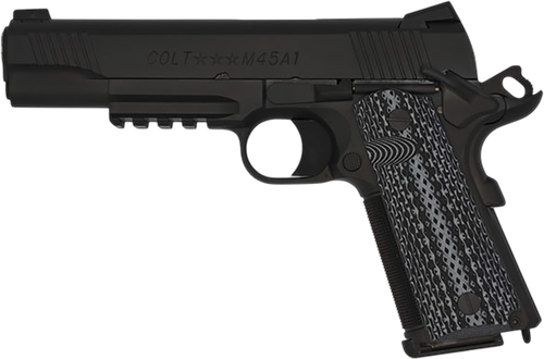 Colt Mfg O1070CQBB Custom Carry CQB 45 ACP 7+1 5" National Match Barrel, Carbon Steel Frame w/Picatinny Rail