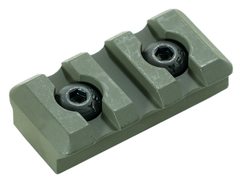 Timber Creek Outdoors M3SPROD M-LOK 3 Slot Picatinny Rail  OD Green Aluminum Fits AR-Platform