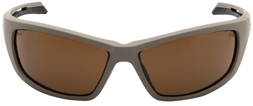 Pyramex VGST1318T Howitzer Glasses Bronze Lens Anti-Fog Tan Frame