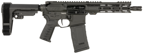 CMMG 30AF20AAB Banshee MK4 300 Blackout 30+1 8" Black Nitride Medium Taper Threaded Barrel, EML 7" M-LOK Handguards, Black Armor Cerakote Aluminum Picatinny Rail Receiver, CMMG Zeroed Grips