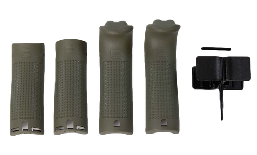 Glock 39842  Backstrap/Beavertail Set Battlefield Green Polymer
